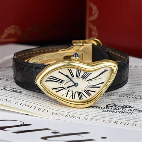 cartier crash watch